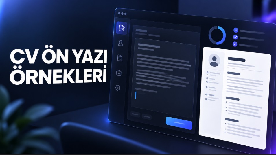 Cv ön yazı örnekleri