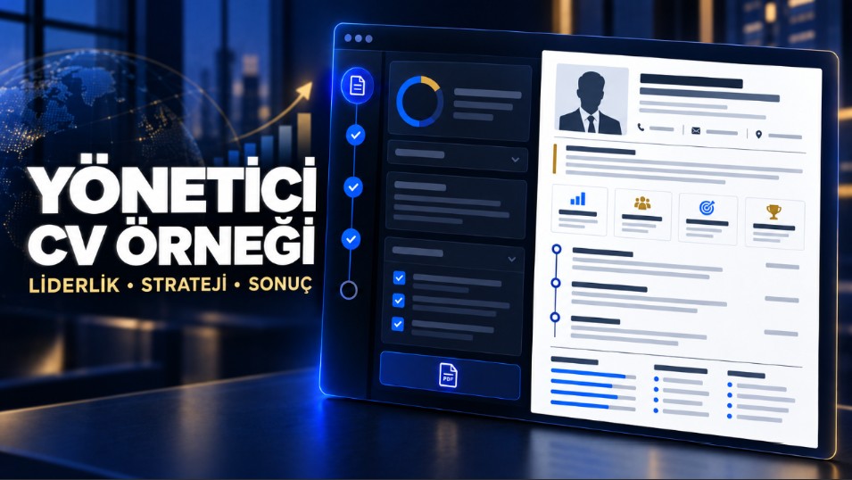 Yönetici CV Örneği Word indir