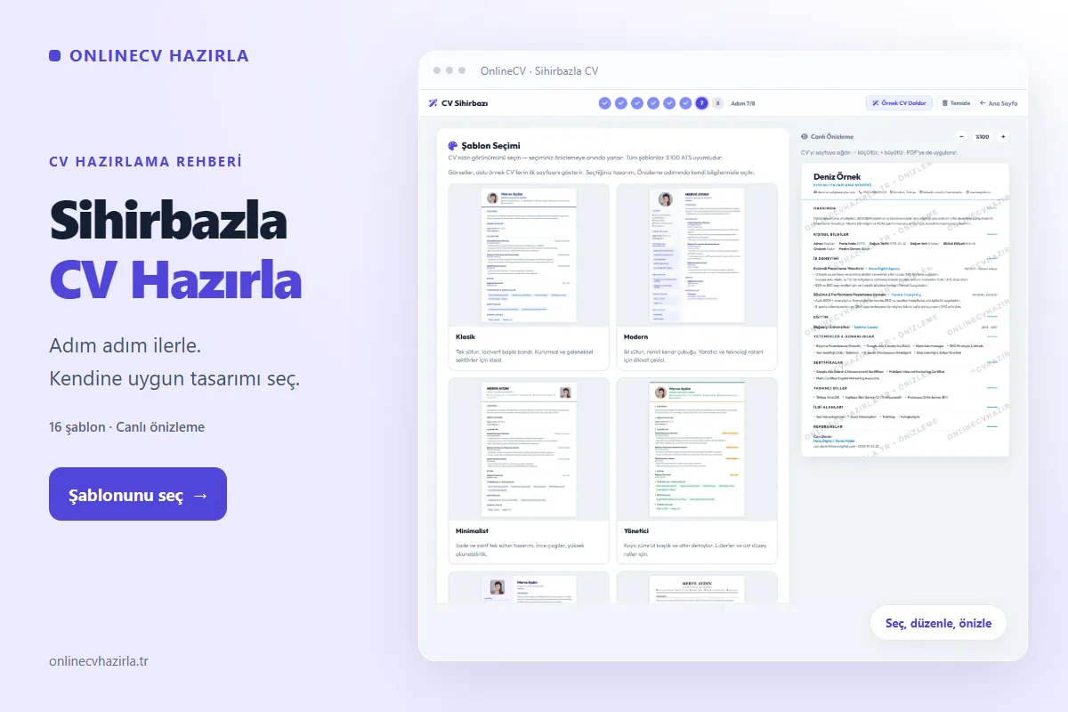 Sihirbazla CV Oluşturma: Adım Adım Sihirbazla CV Hazırlama